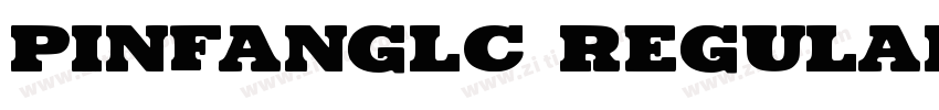 pinfangLC regular字体转换